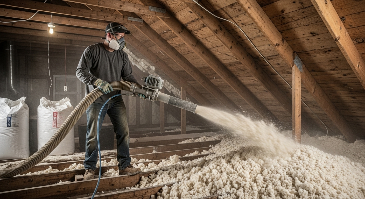 Why Blown-In Insulation Creates a Warm and Cozy Winter Home