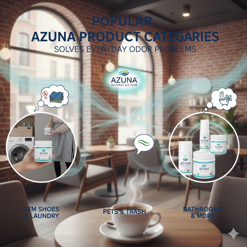 How Azuna Natural Air Care Solves Everyday Odor Problems
