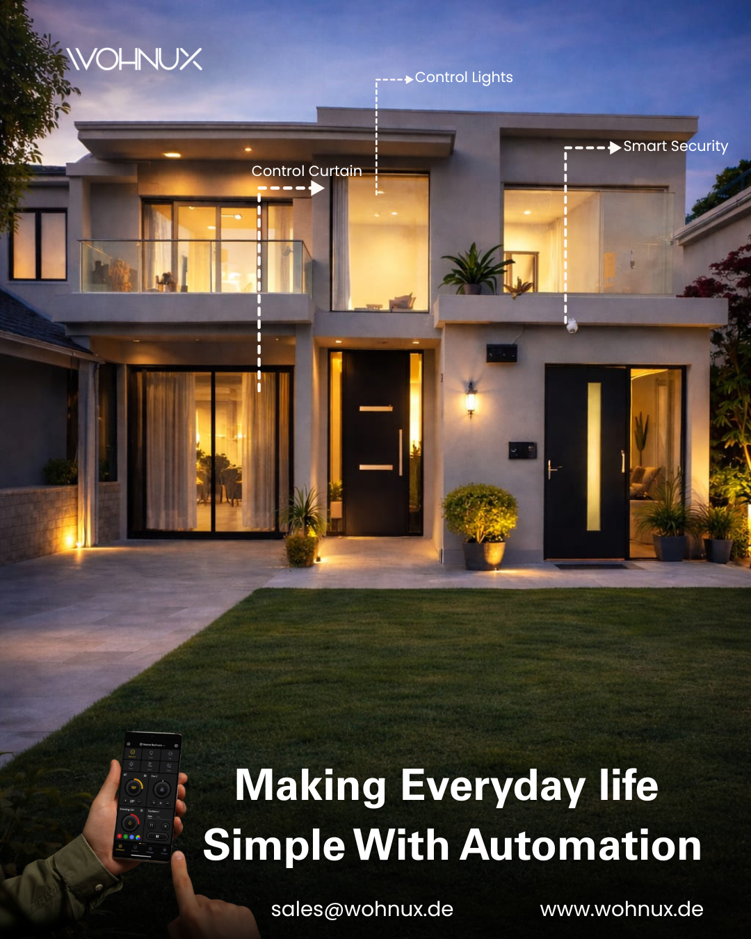 Smart Home Automation Solutions in India - Wohnux