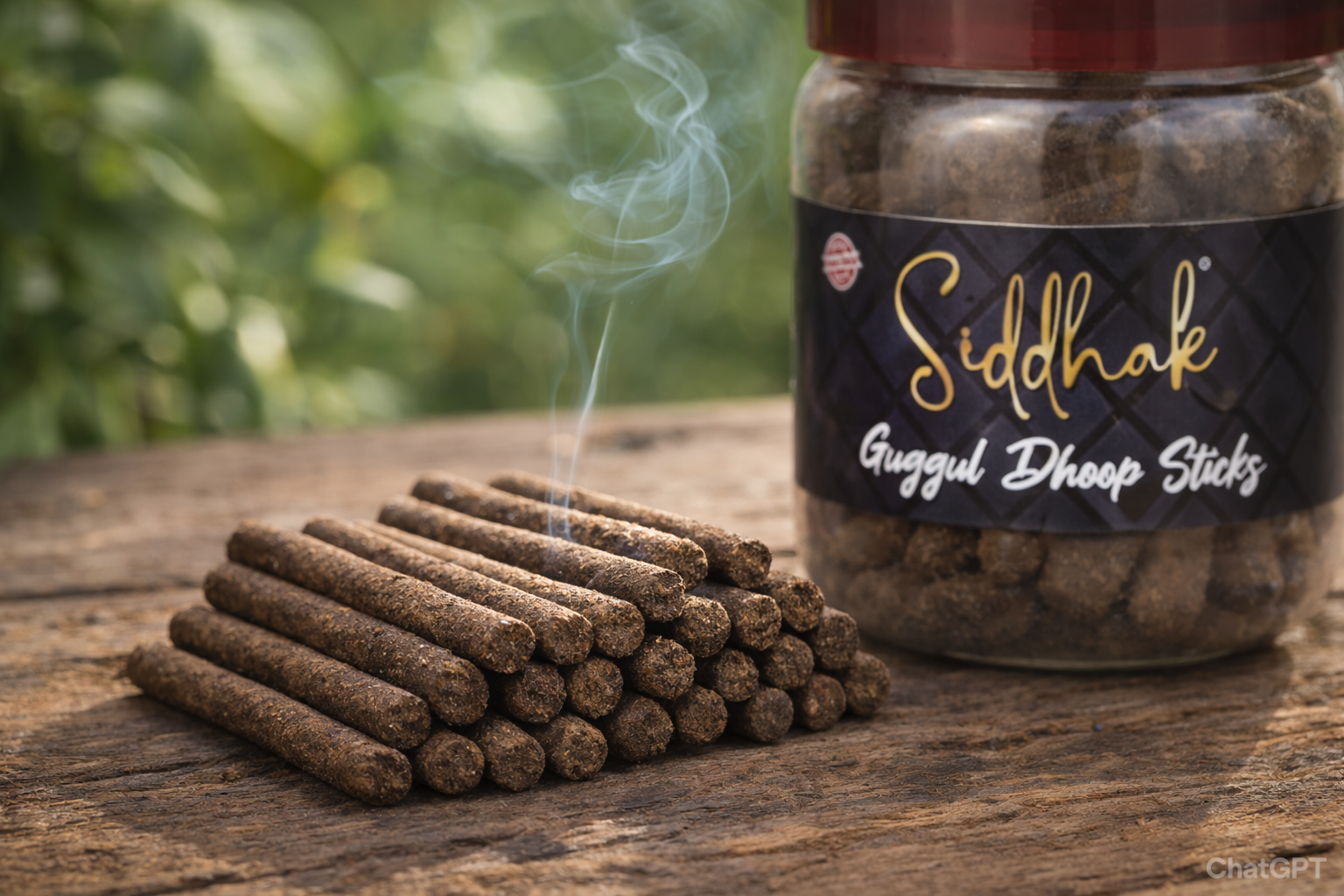 Organic Pure Cow dung Guggul Dhoop Stickes – Natural Sacred Aroma for Purity and Positivity