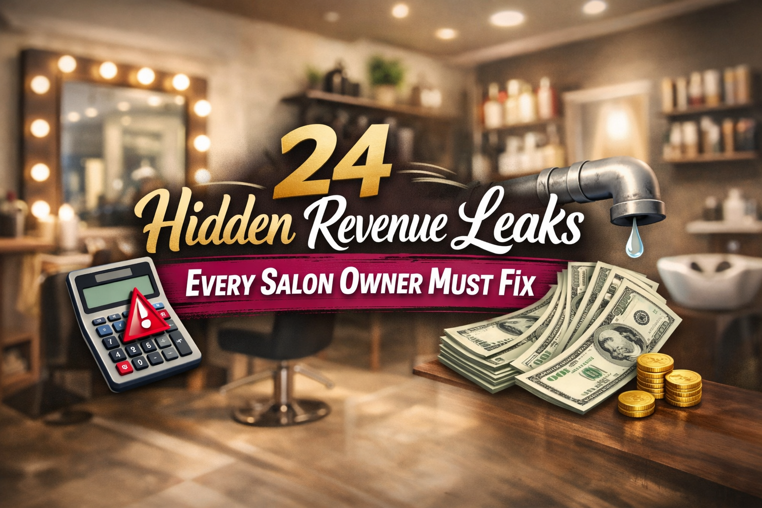24 Hidden Revenue Leaks Every Salon Owner Must Fix