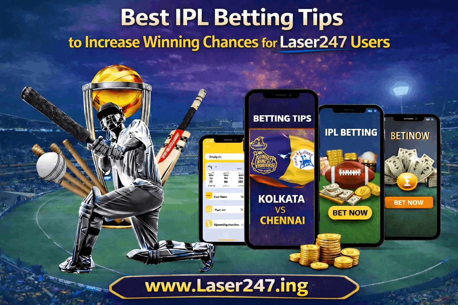 Best IPL Betting Tips to Increase Winning Chances for Laser247 Users