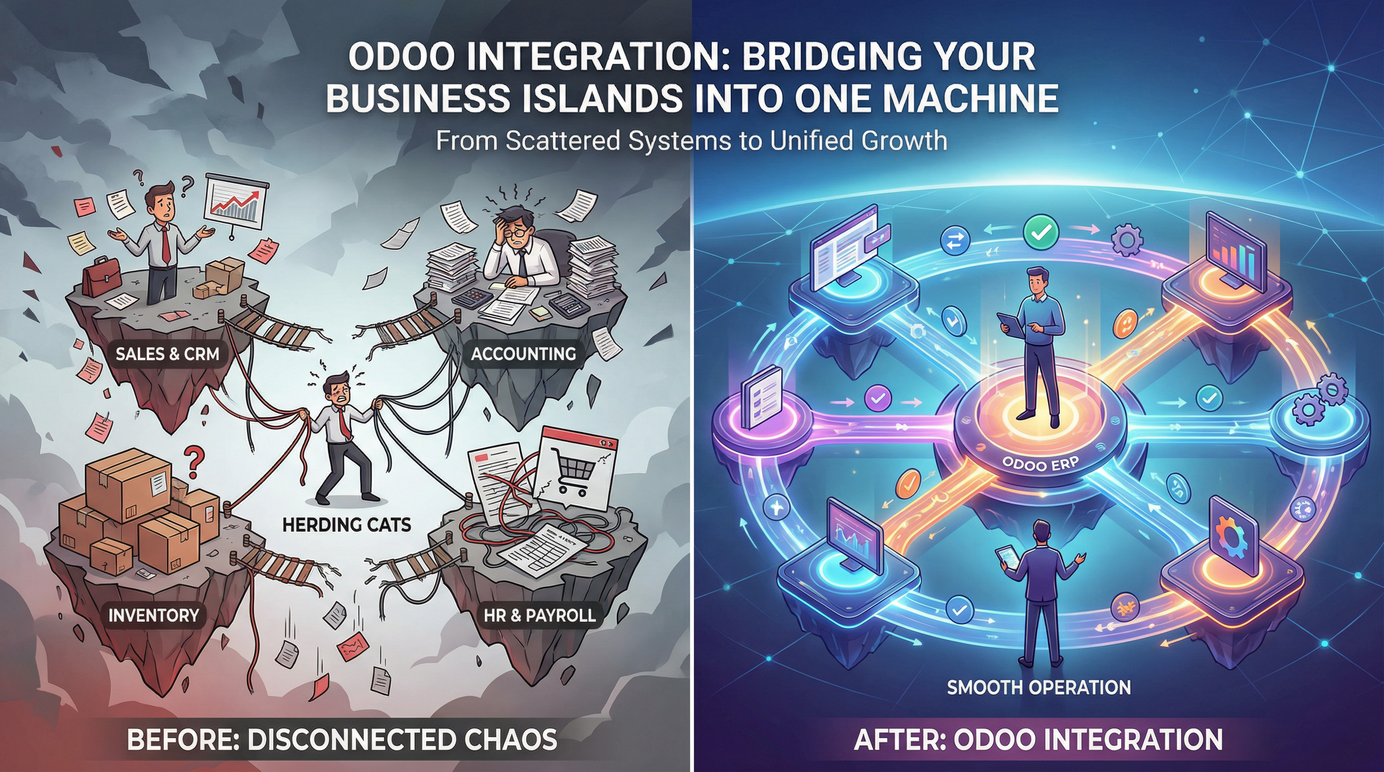 How an Odoo Integration Company Connects Your Entire Business Ecosystem