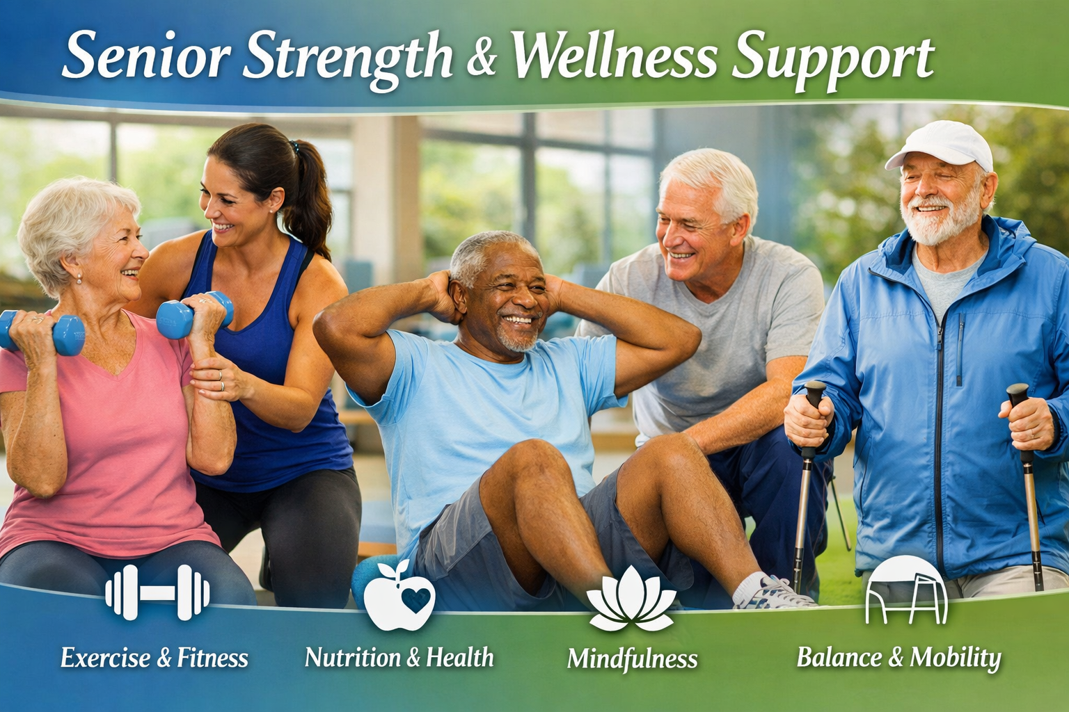 Senior strength and wellness support