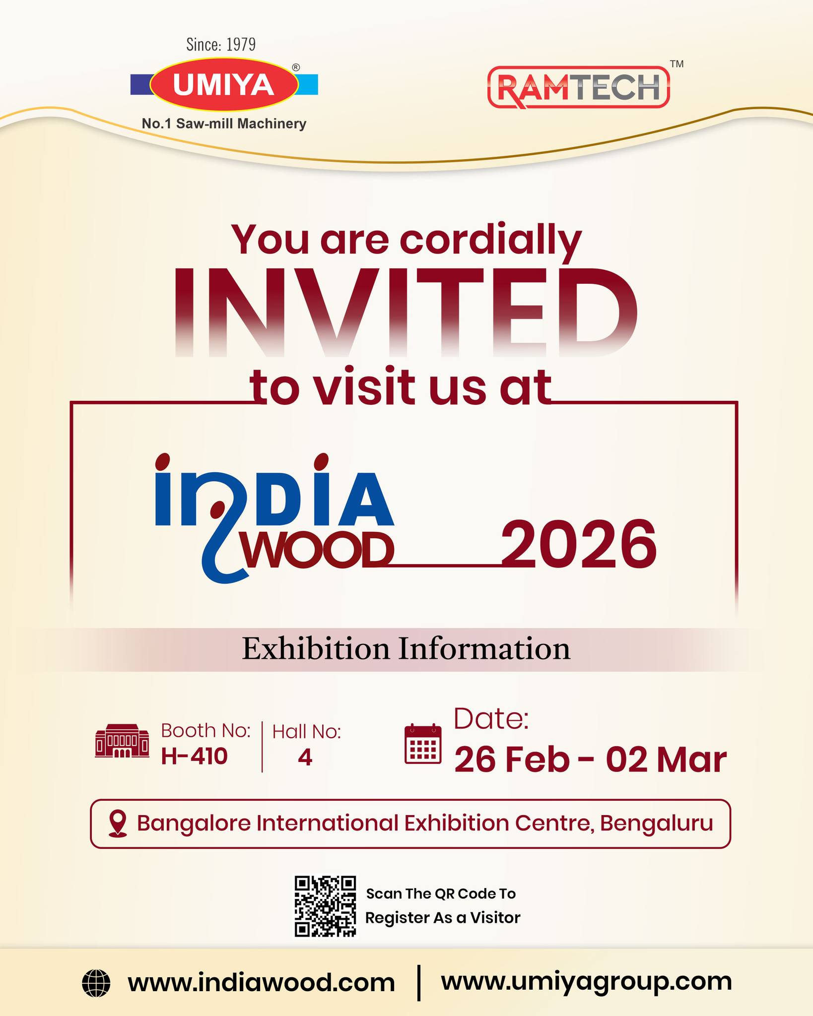 Umiya Group at IndiaWood 2026 Bangalore Exhibition