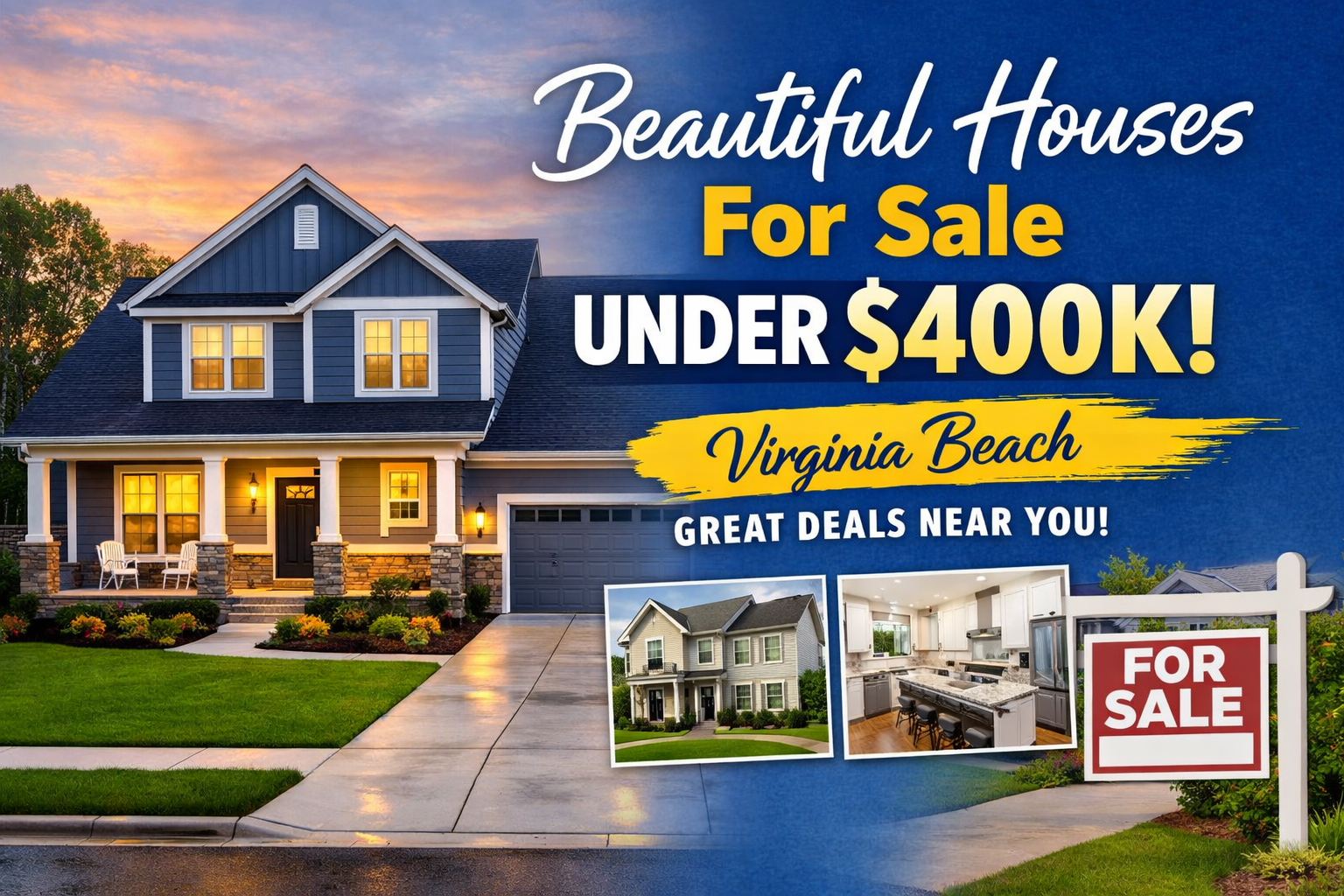 Just Listed: Beautiful Houses for Sale Near You Under $400k