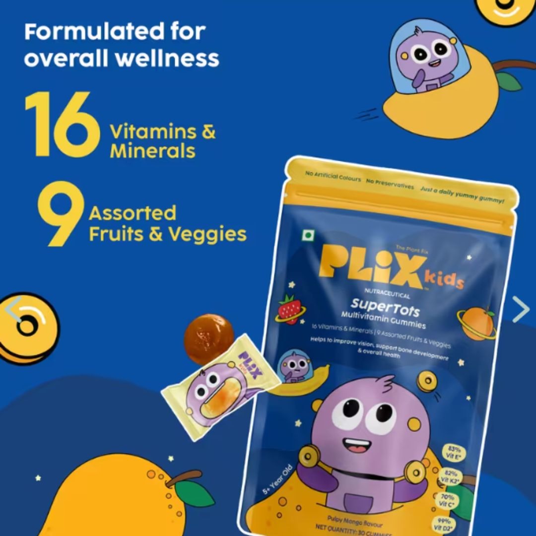 SuperTots Multivitamin Gummies: Essential Nutrients for Growing Kids