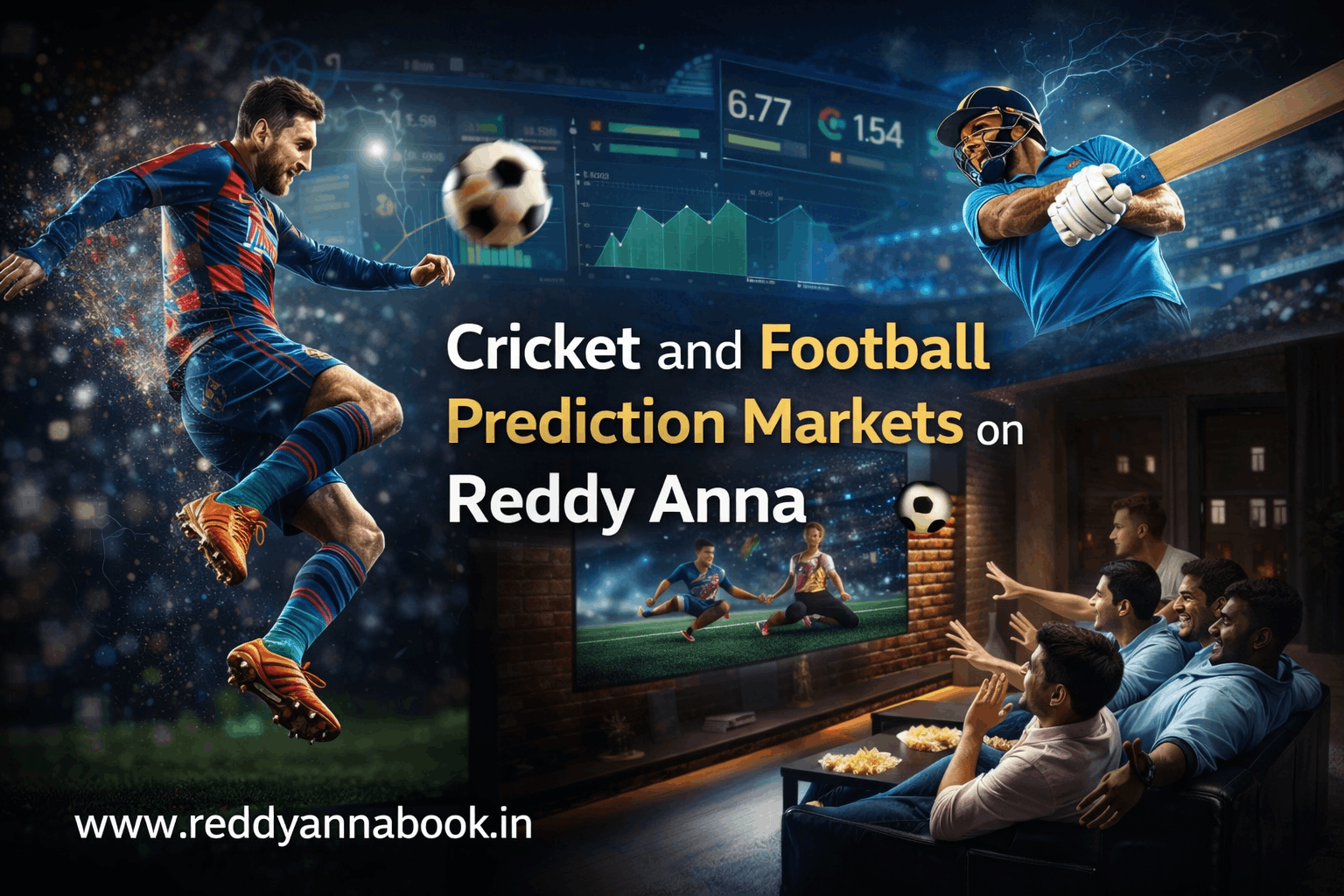 Popular Cricket and Football Prediction Markets on Reddy Anna Book
