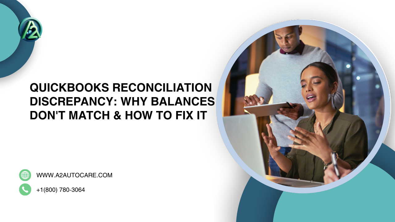 QuickBooks Reconciliation Discrepancy