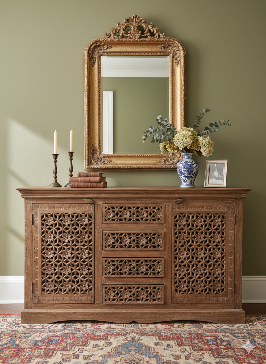 Rustic Vintage Sideboards, Hall Tables