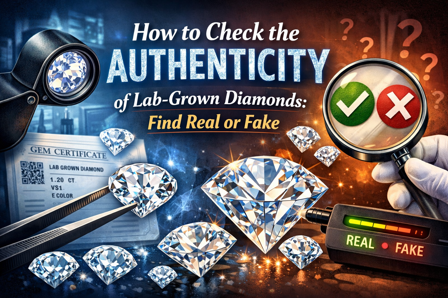 How to Check the Authenticity of Lab Grown Diamonds Complete Guide