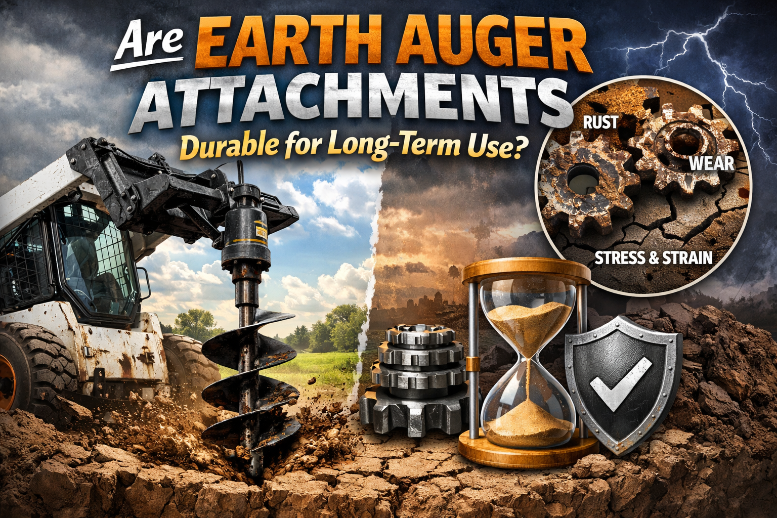 Are Earth Auger Attachments Durable for Long-Term Use?
