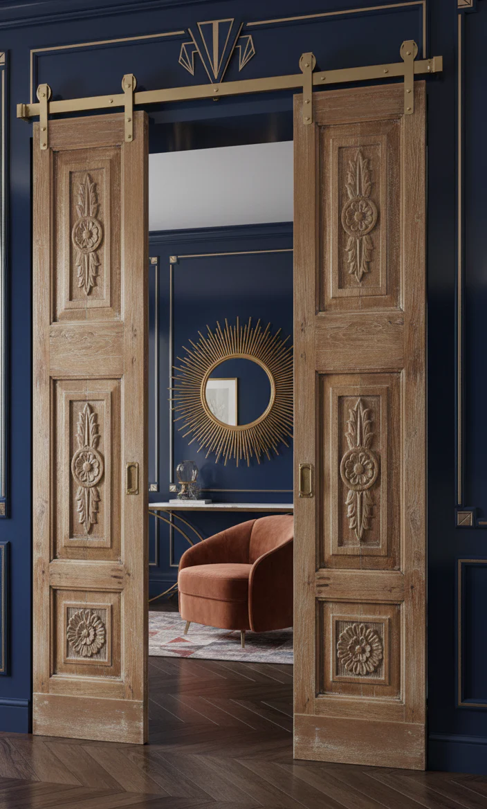 Blue Dreamy Doors: California's Vintage Whimsical Home