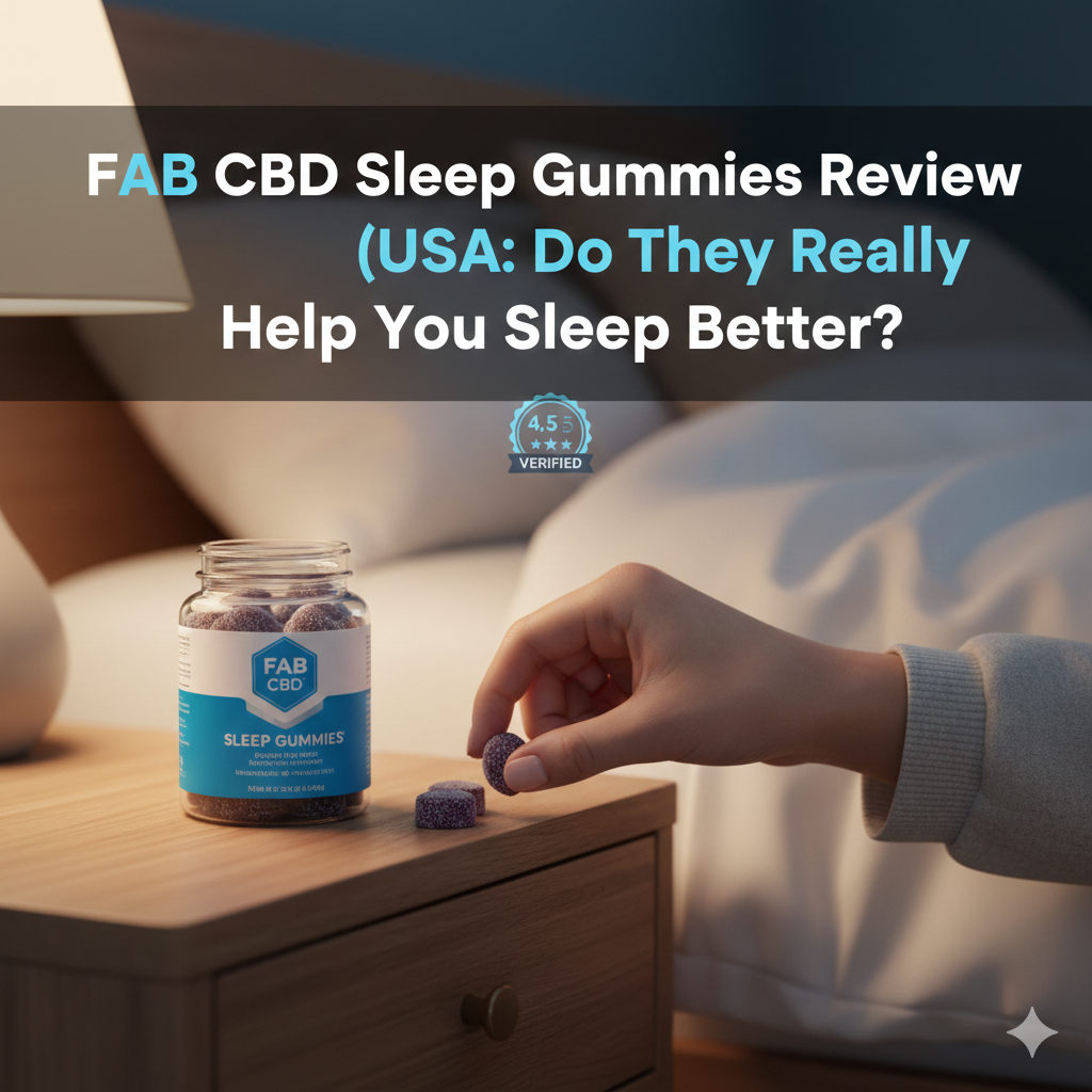 FAB CBD Sleep Gummies Review (USA): Do They Really Help You Sleep Better?