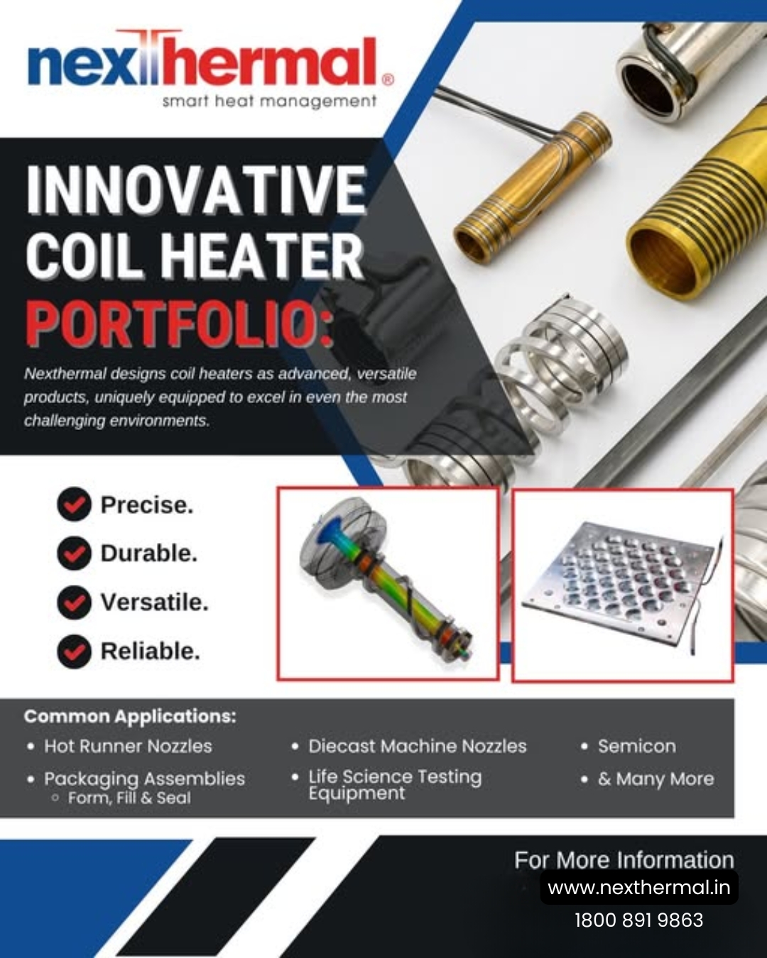 The Growing Demand for Custom Electric Heating Elements in India’s Manufacturing Sector Nexthermal