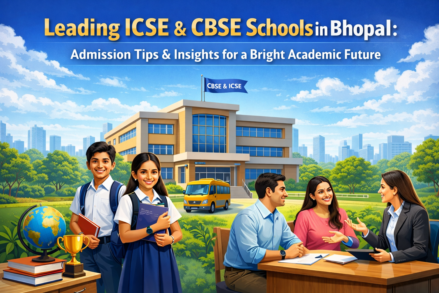Leading ICSE & CBSE Schools in Bhopal: Admission Tips & Insights for a Bright Academic Future
