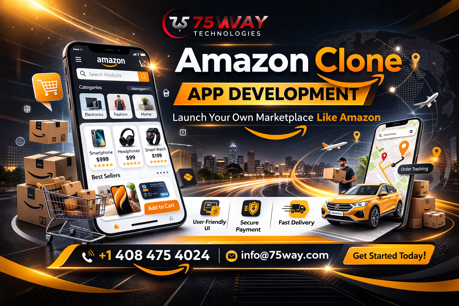 Amazon Clone App Development in 2026: Launch Your Scalable App Like Amazon
