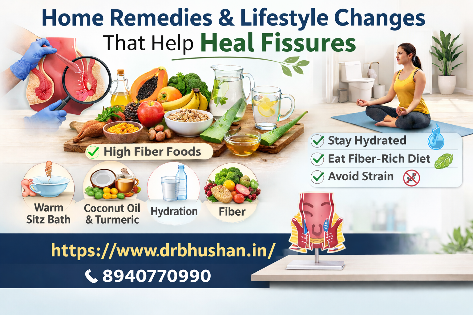Home Remedies & Lifestyle Changes That Help Heal Fissures: