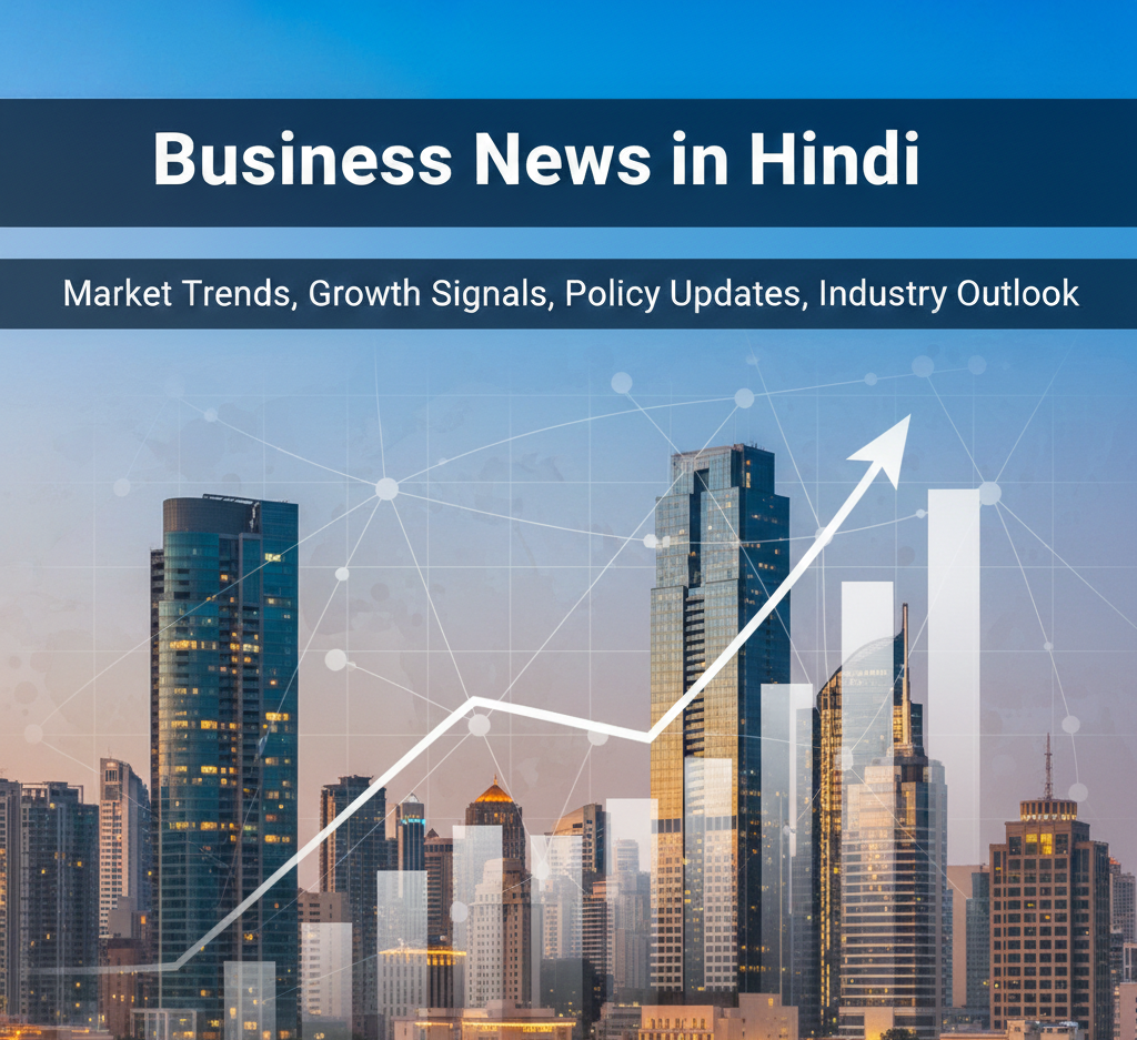 Read Business News in Hindi covering latest business Hindi news, today’s news headlines, latest business news in India today, professional business news, MP business news updates, and key developments shaping India’s economy.