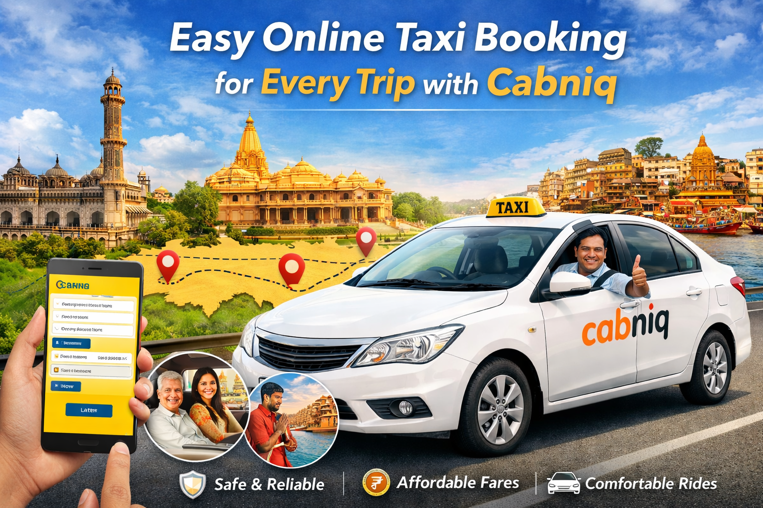 Easy Online Taxi Booking for Every Trip with Cabniq