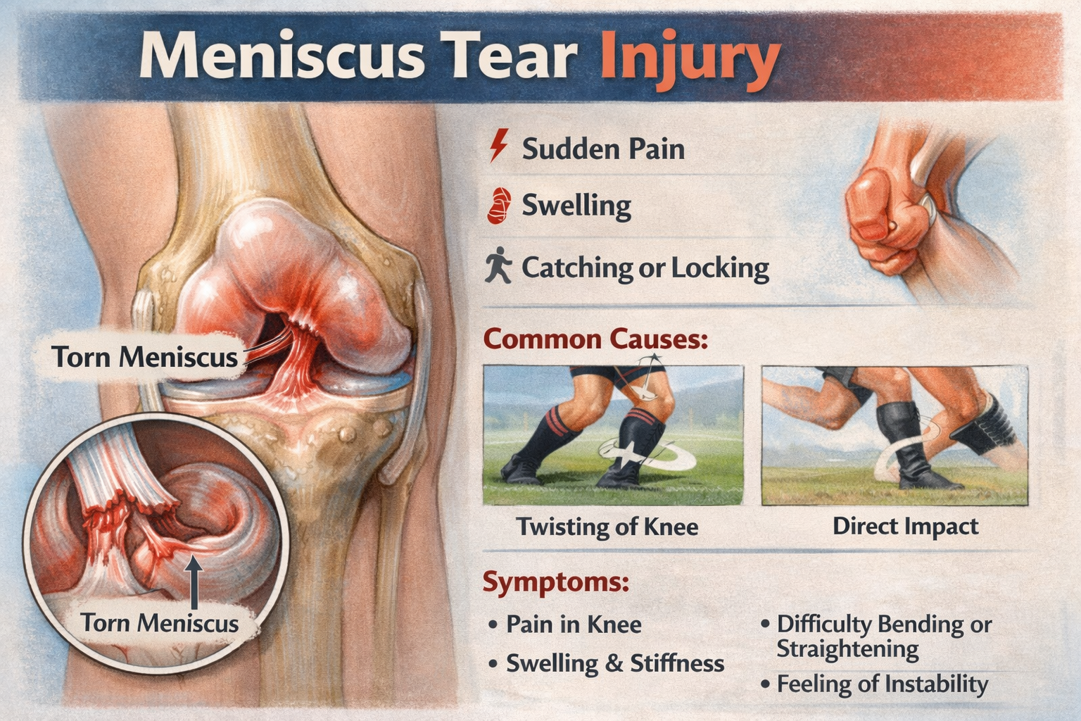 Meniscus Tear Symptoms & Treatment Explained by Expert