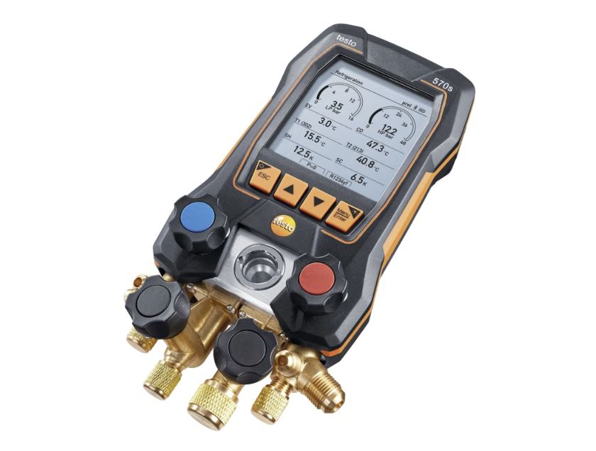 Testo 570s Digital Manifold – Advanced Heat Pump Manifold for Professional HVAC Diagnostics