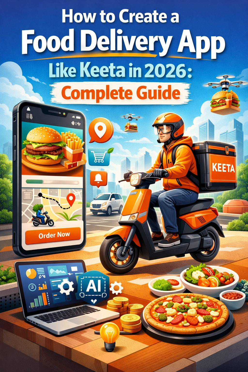 How to Create a Food Delivery App Like Keeta in 2026: Complete Guide