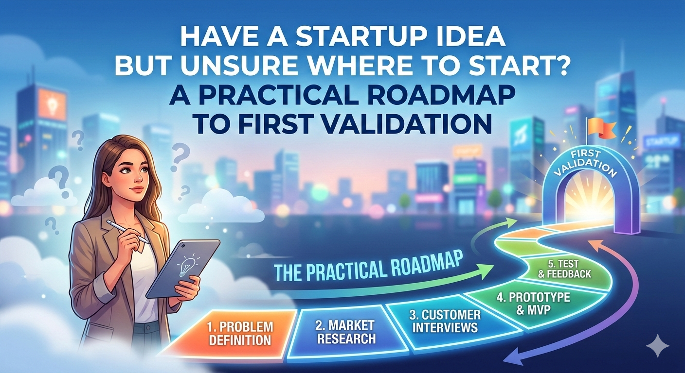 Have a Startup Idea but Unsure Where to Start? A Practical Roadmap to First Validation