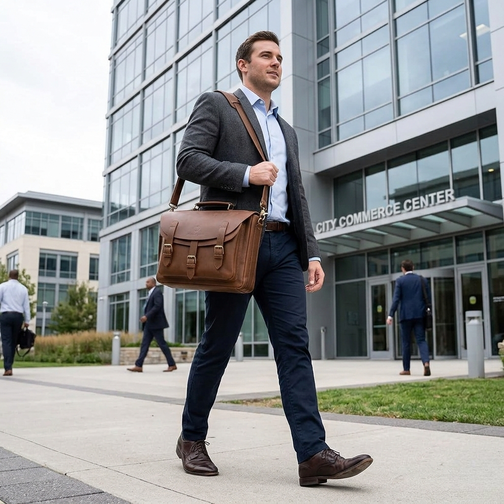 How to Style Leather Messenger Bags for a Professional Look?