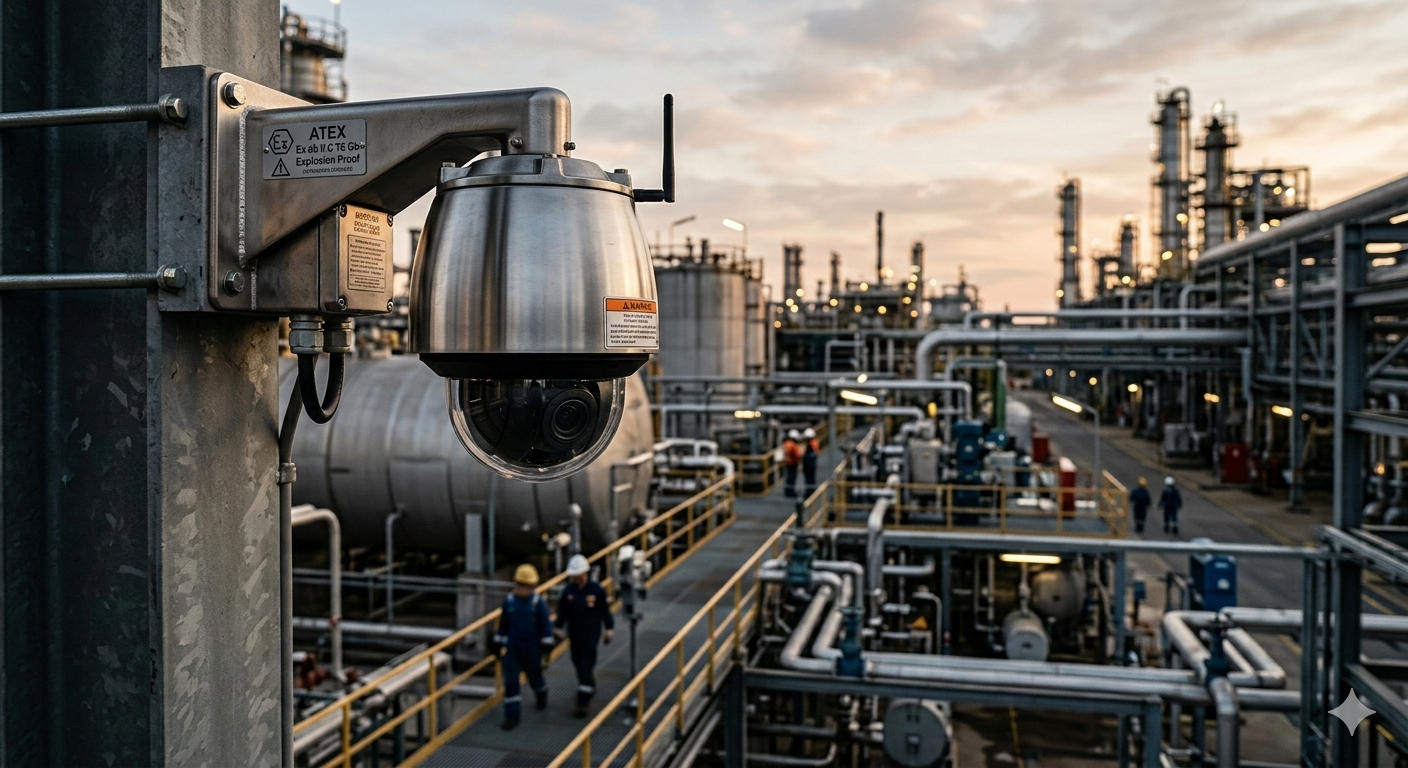 Best Applications of Explosion Proof PTZ Cameras in Mining, Ports, and Chemical Plants
