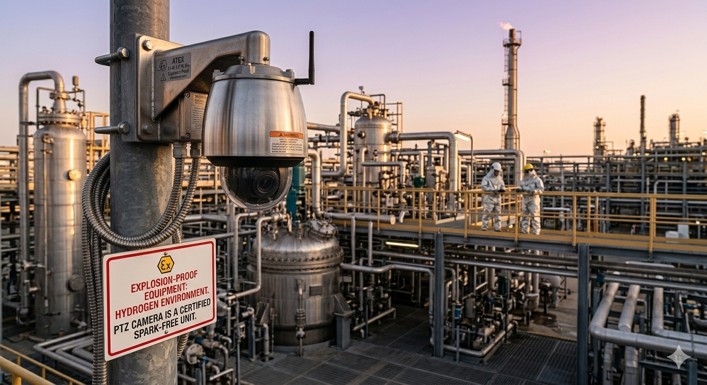 Best Applications of Explosion Proof PTZ Cameras in Mining, Ports, and Chemical Plants