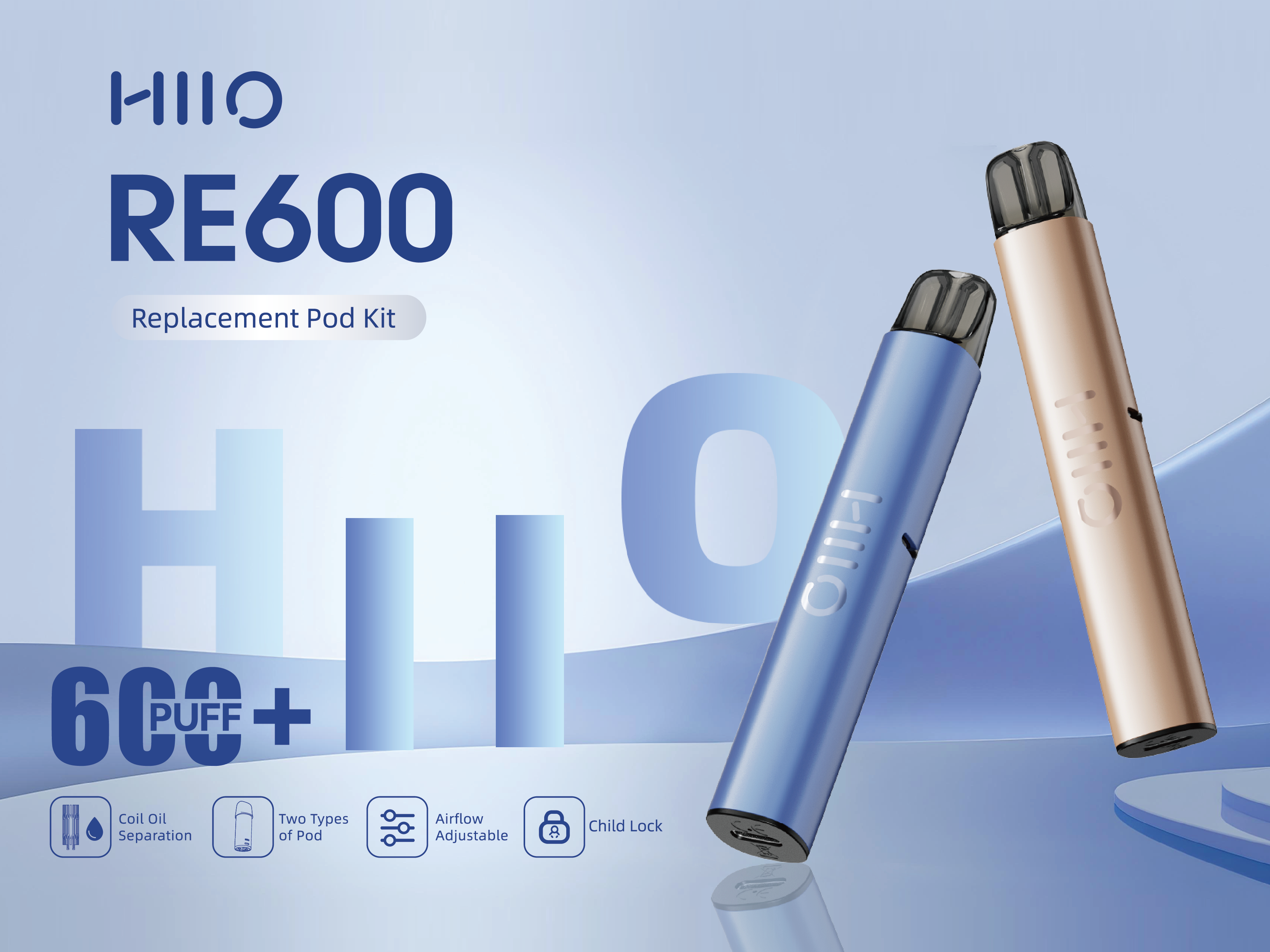HIIO RE600 Replacement Pod Kit – Freshness Refined