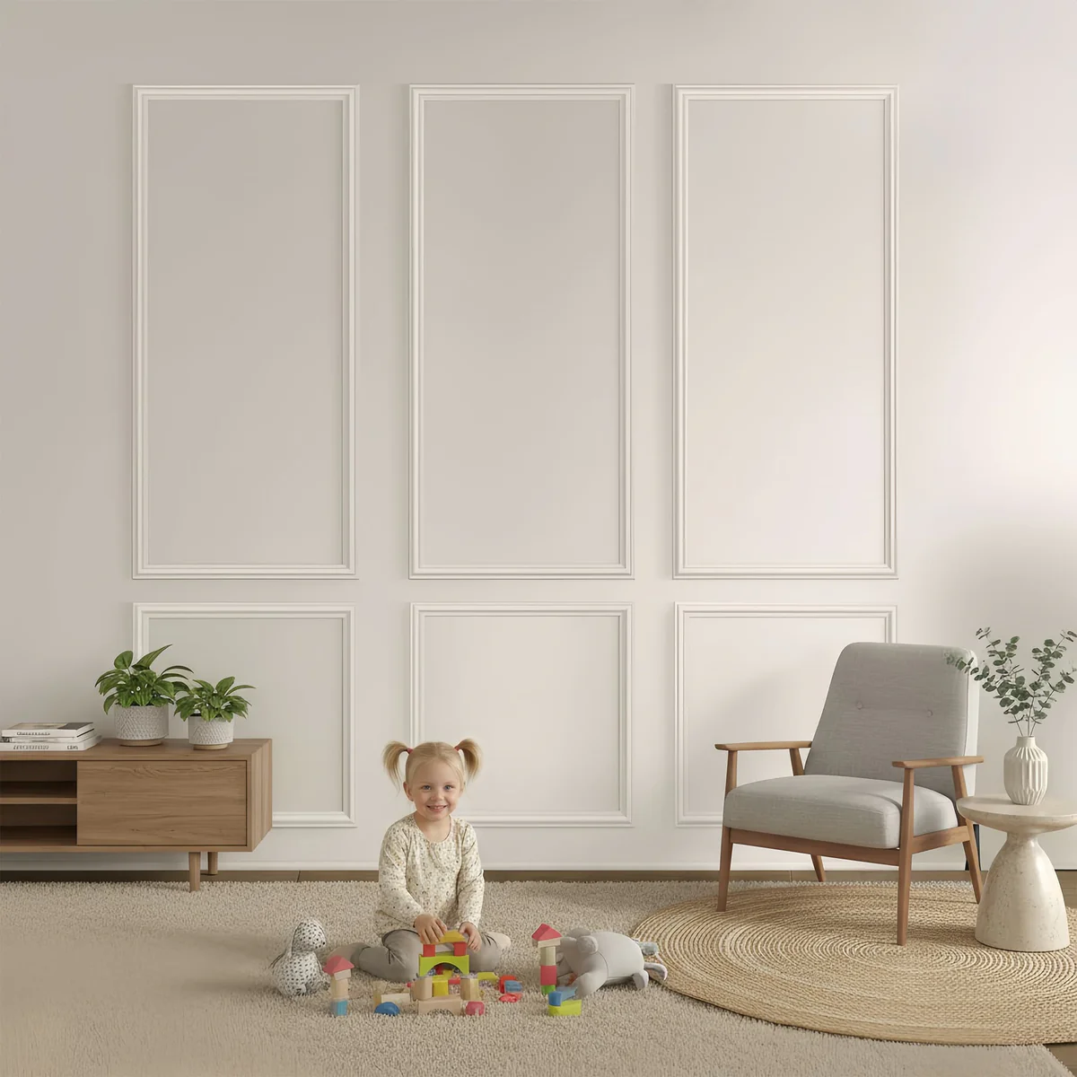 Modern Wall Molding Kit for Elegant DIY Wall Designs