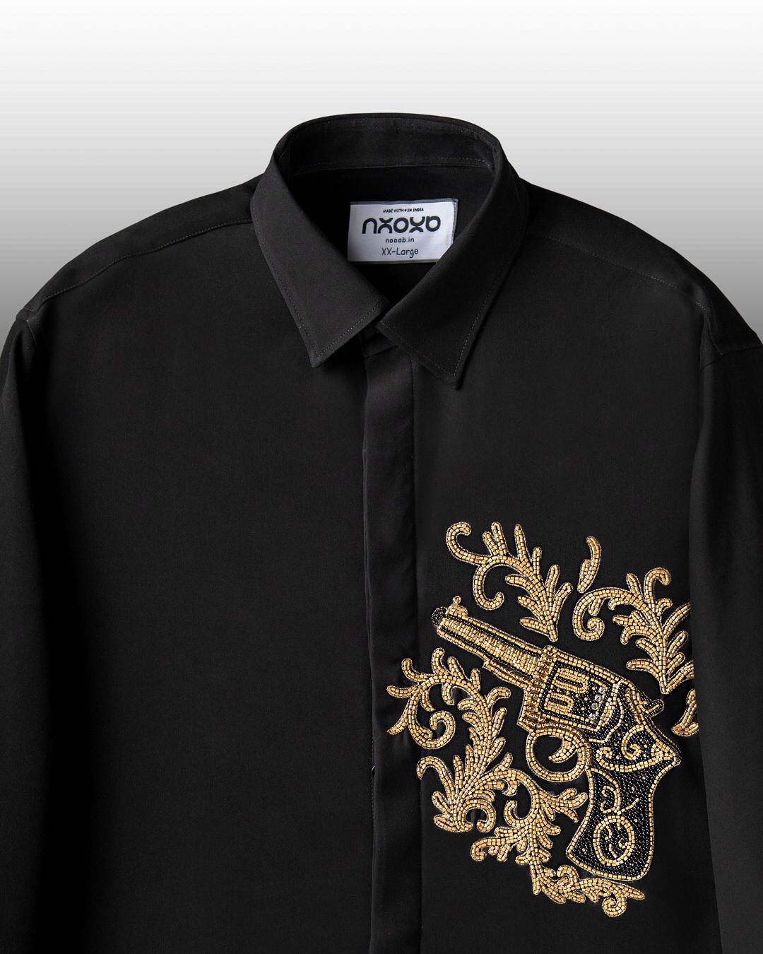 Gold Embroidery Shirt