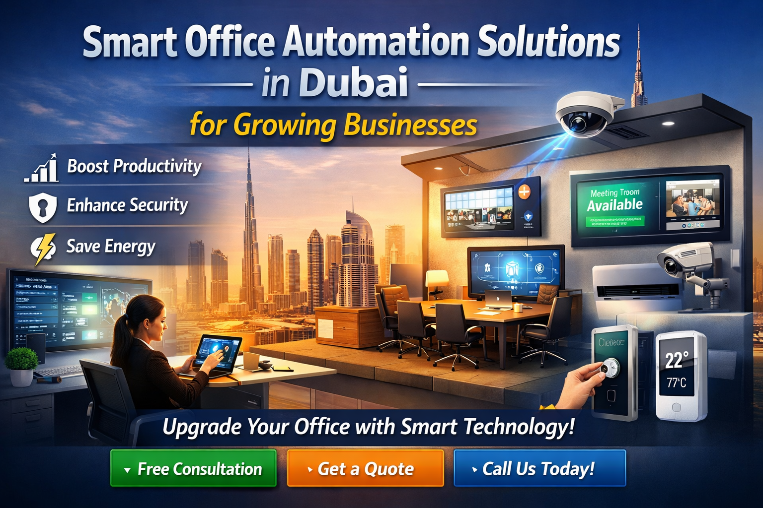 Smart Office Automation Solutions in Dubai for Growing Businesses
