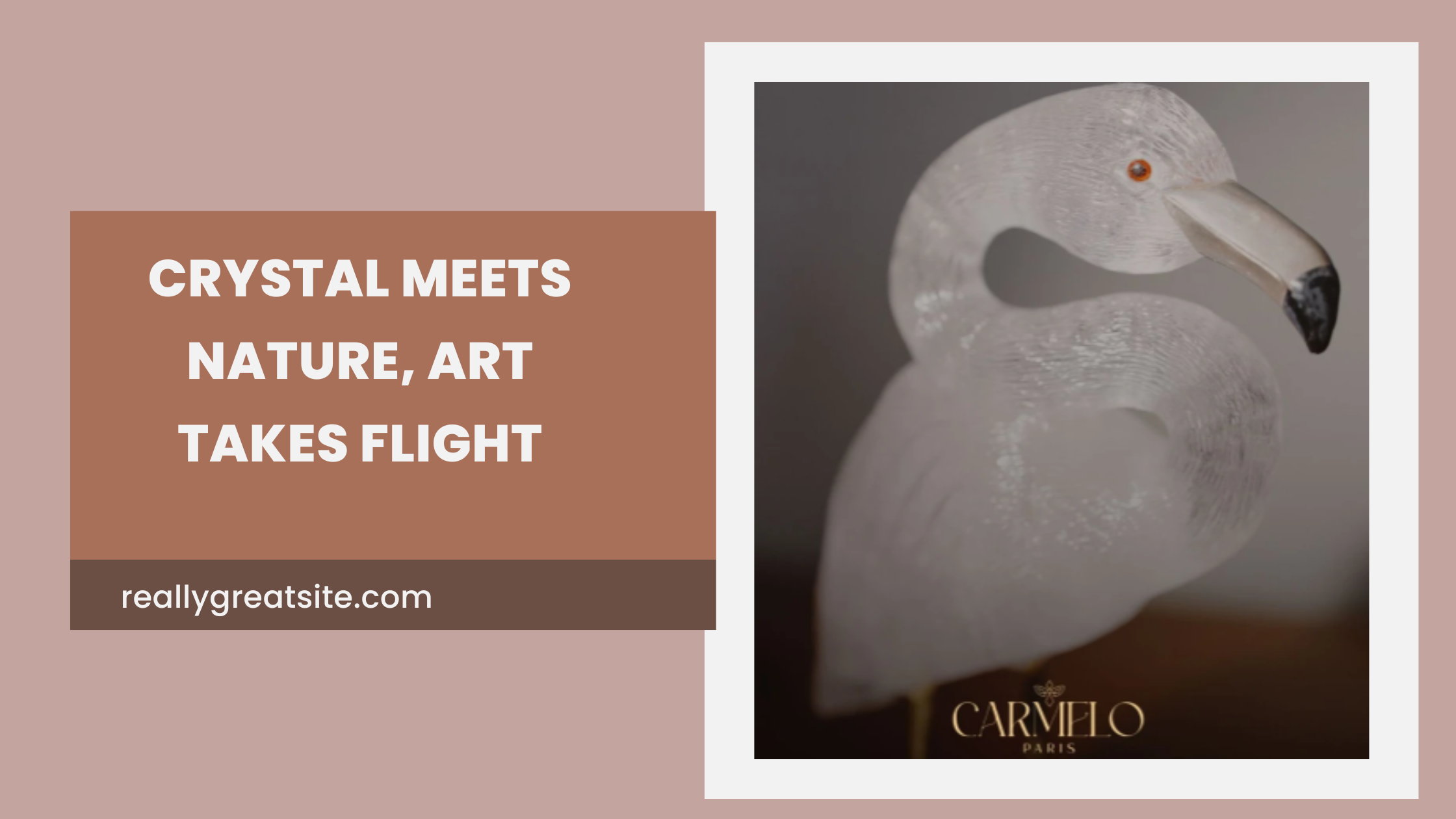 African Bird Crystal Masterpiece Séries