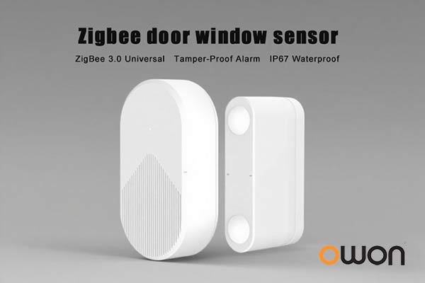 zigbee door contact sensor used in smart building automation