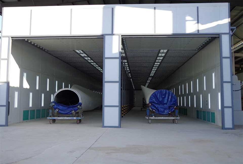 PAINT BOOTH/PAINT LINE IN INDUSTRIAL MANUFACTURING