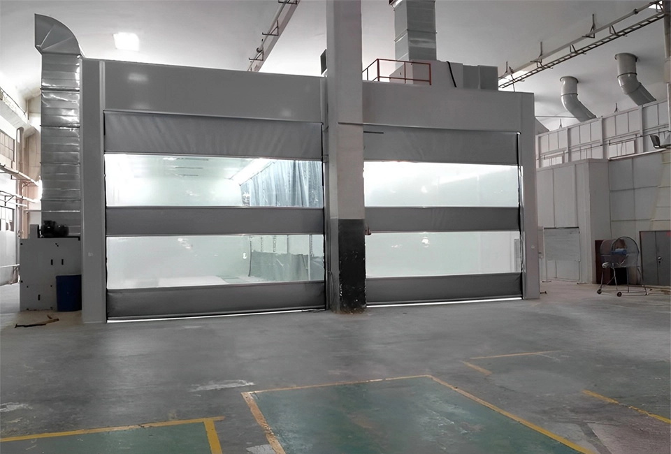 PAINT BOOTH/PAINT LINE IN LARGE PARTS & EQUIPMENT