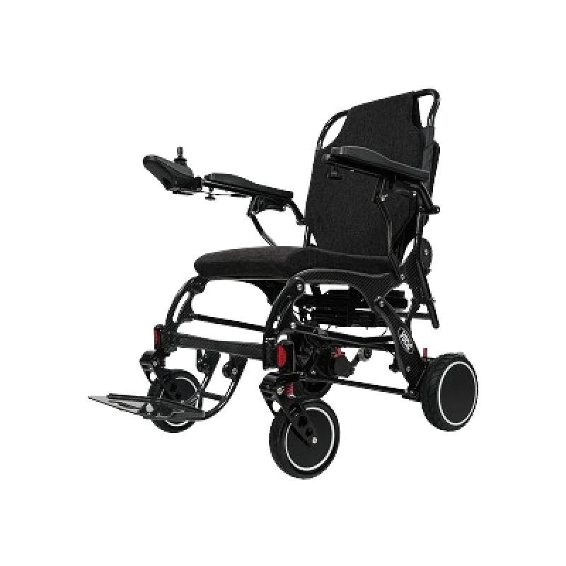 V81 carbon foldable power wheelchair lightweight electric folding wheelchair