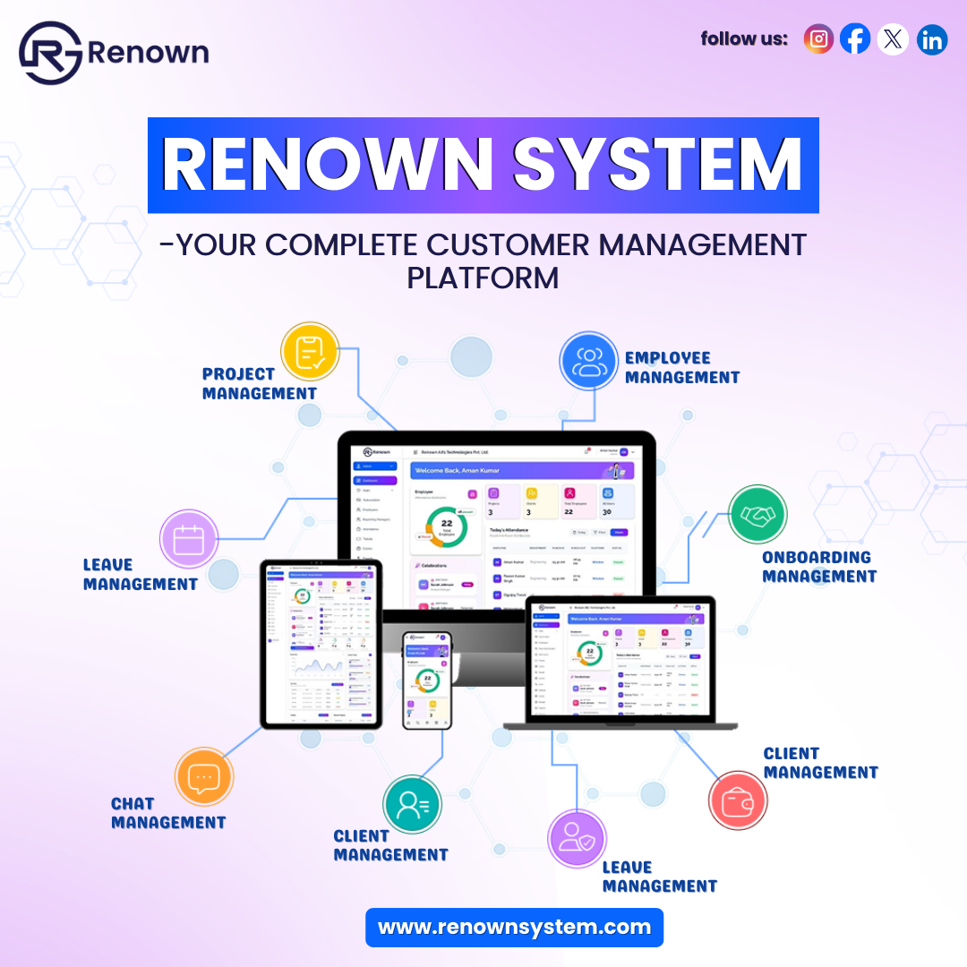 Renown System: The Complete Business Management CRM for Growing Companies