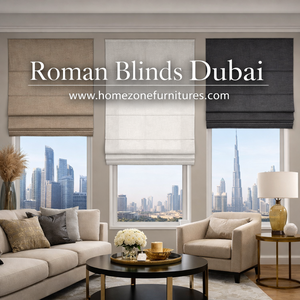 Buy High Quality and Durable Office Blinds, Roman Blinds and Sheer Curtains from Our Shop in Dubai