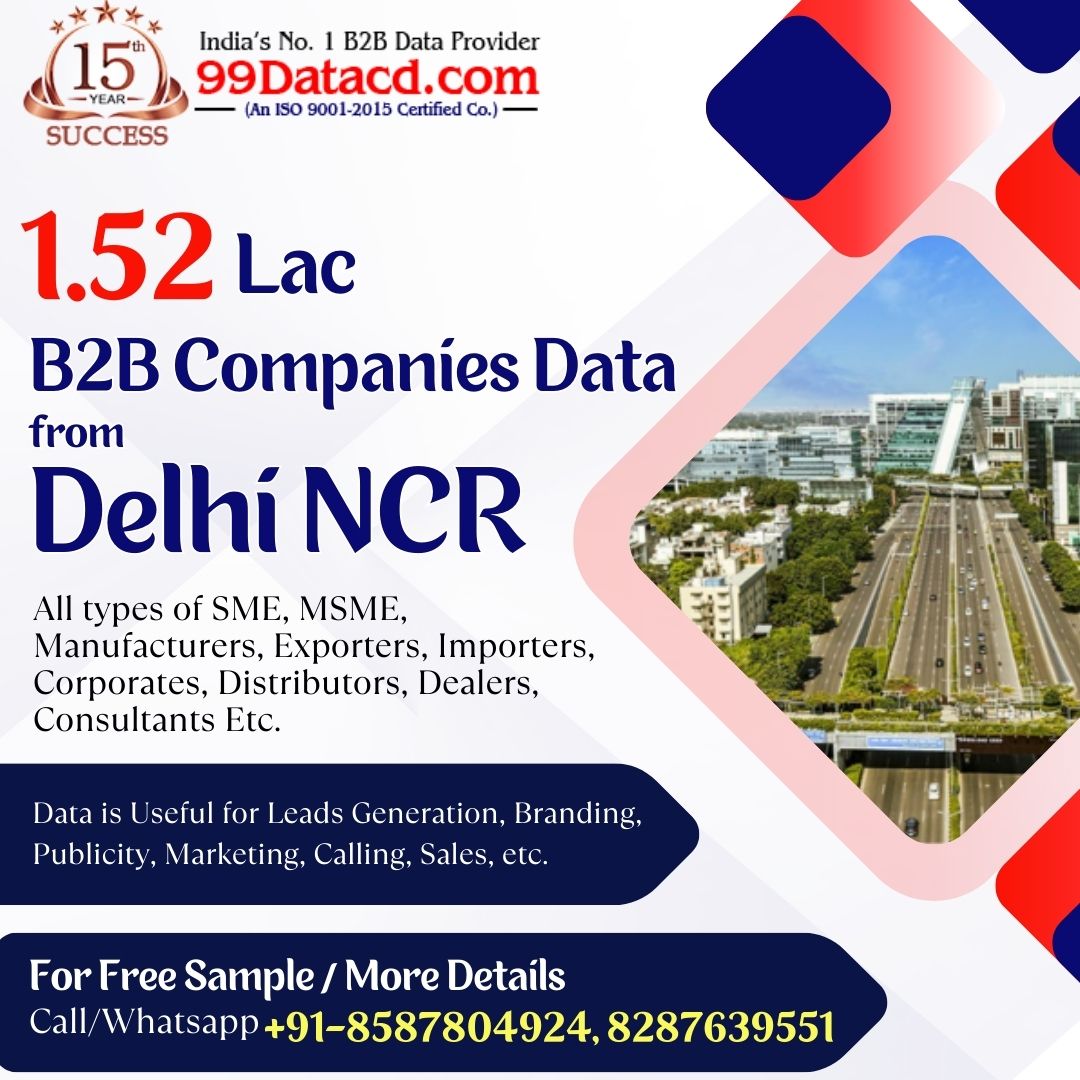 Best Delhi NCR Business Database for Lead and Sales
