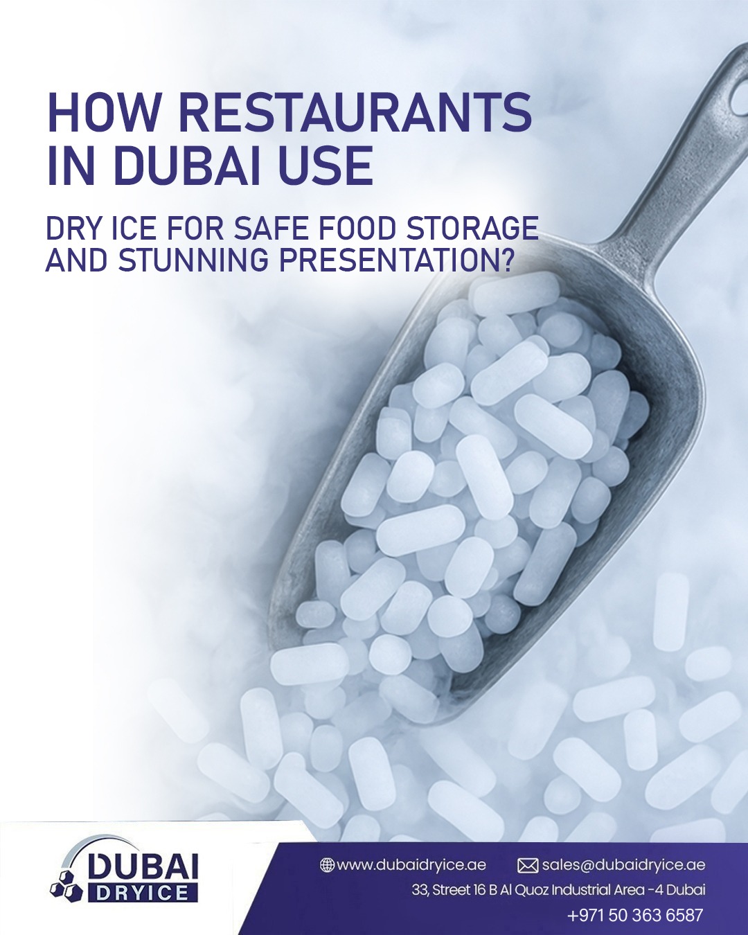 How Restaurants in Dubai Use Dry Ice for Safe Food Storage and Stunning Presentation?