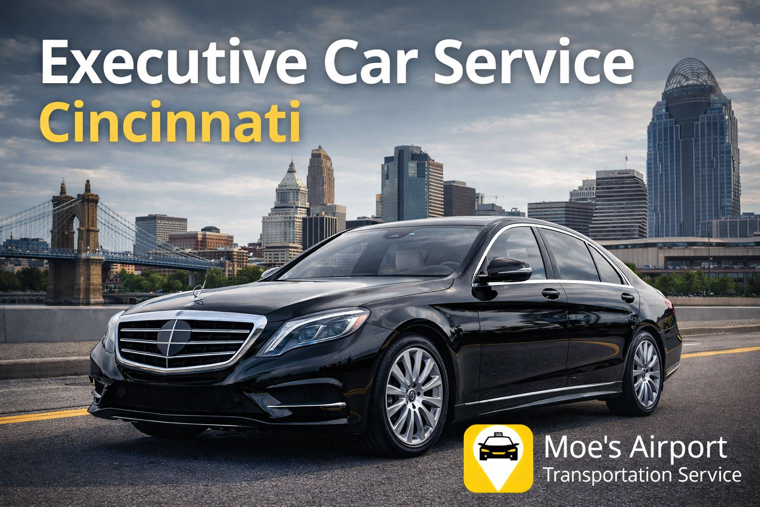 Reliable Luxury Chauffeur Transportation for Cincinnati Business and Airport Travelers