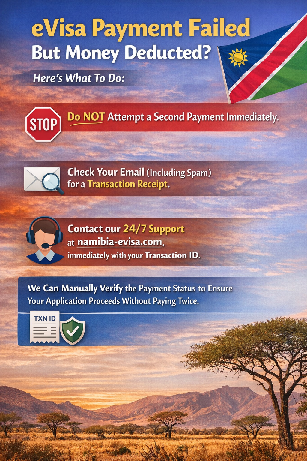 Namibian e-Visa Guidance for Kazakhstan Citizens – Apply Online