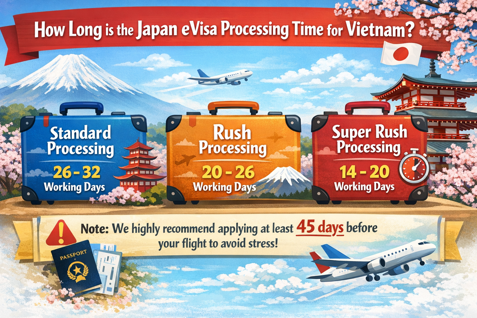Japan eVisa for Vietnam Citizens – Online Application & Visa Guide