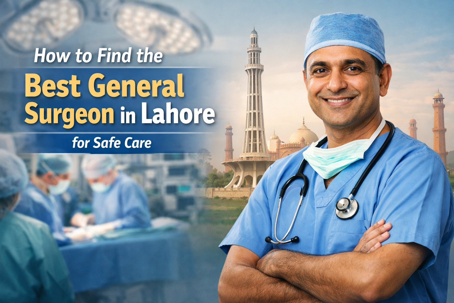 How to Find the Best General Surgeon in Lahore for Safe Care