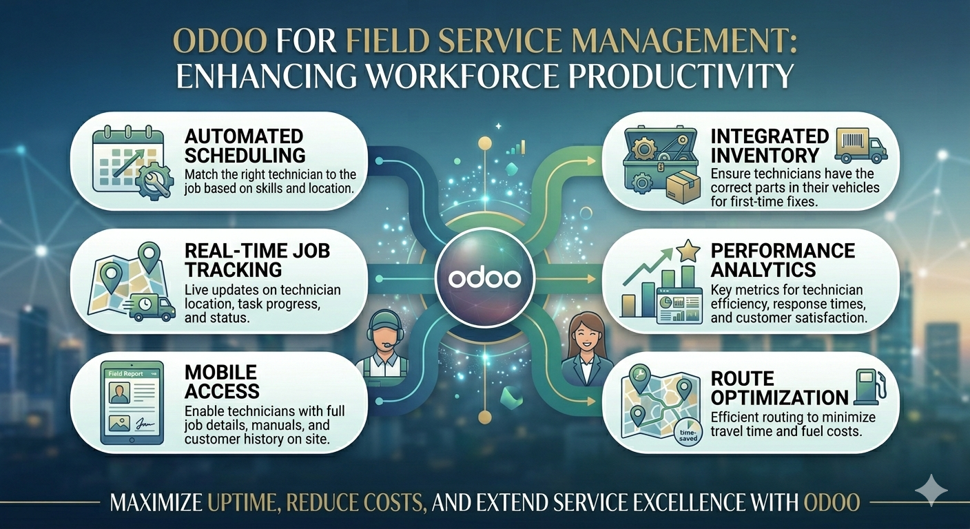 Odoo for Field Service Management Enhancing Workforce Productivity