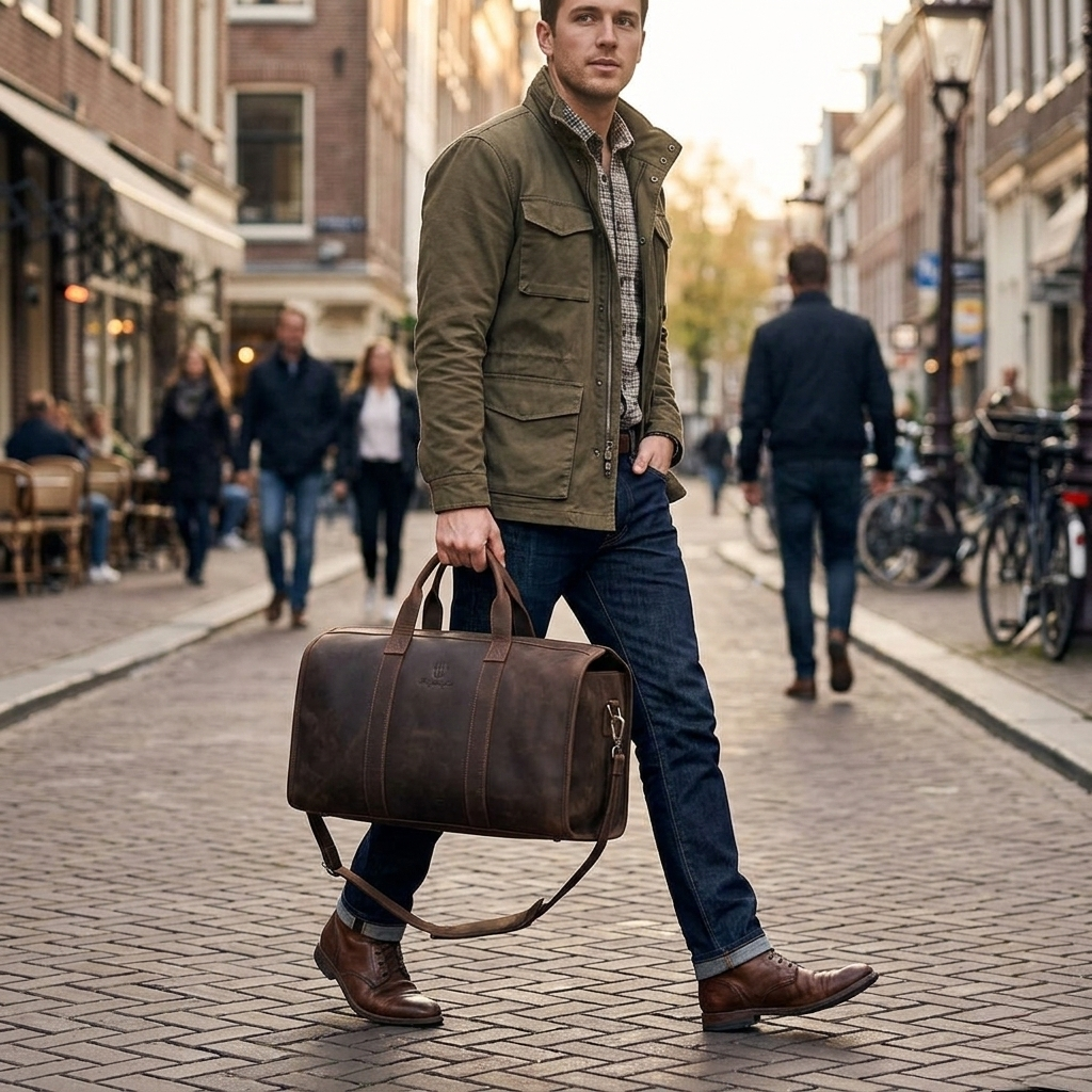 Why a Premium Leather Duffle Bag Belongs in Every Man’s Closet
